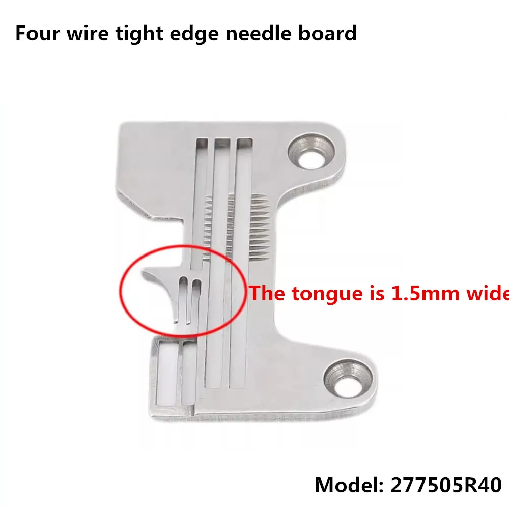 Jack 798D Silver Arrow 988 Pegasus EX sewing machine four-wire needle board narrow edge thin edge tight edge wide tongue needle