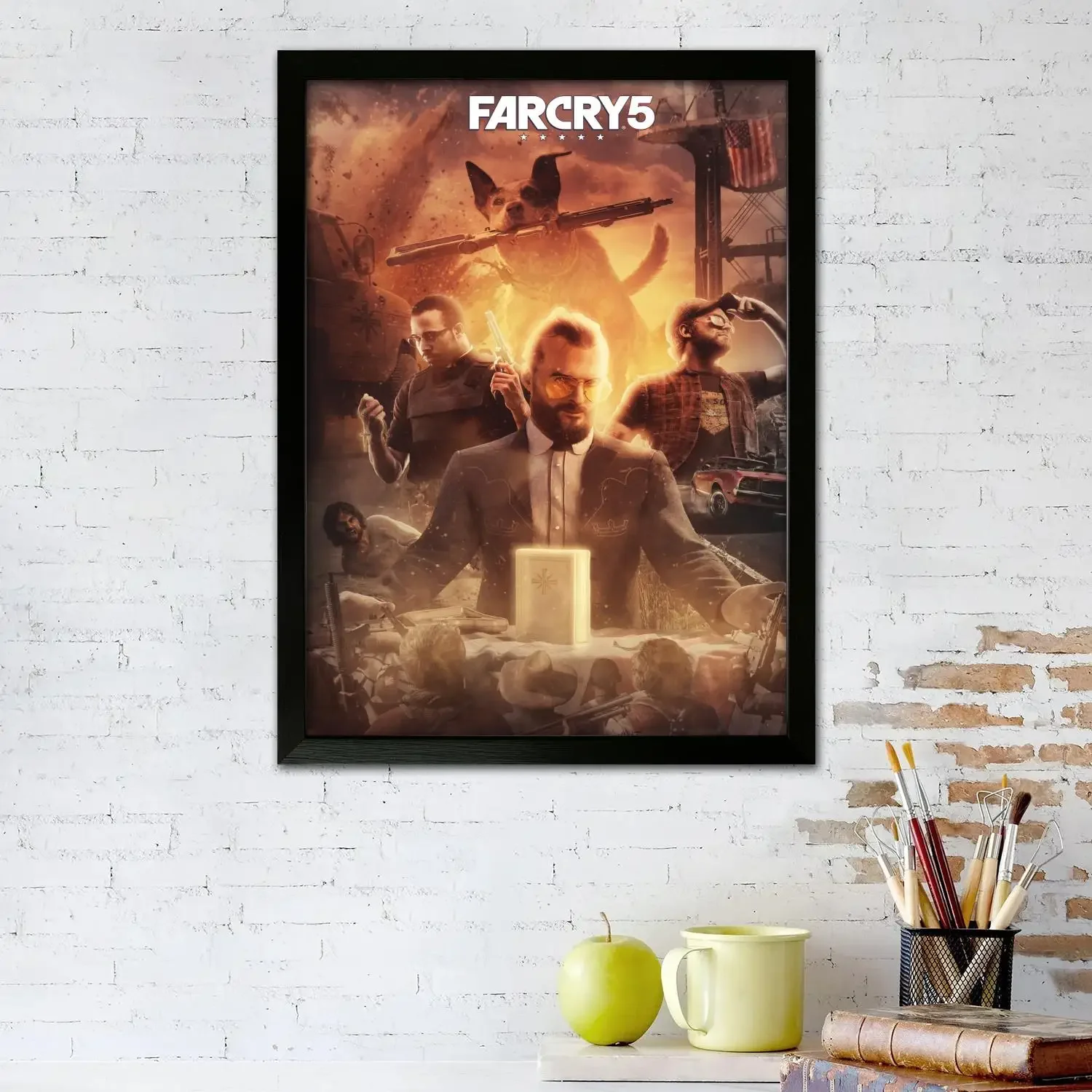 Far Cry 6 5 4 3 2 Video Game Canvas Art Poster and Wall Art, Picture Print, Modern Family Bedroom Decor,Decorative painting