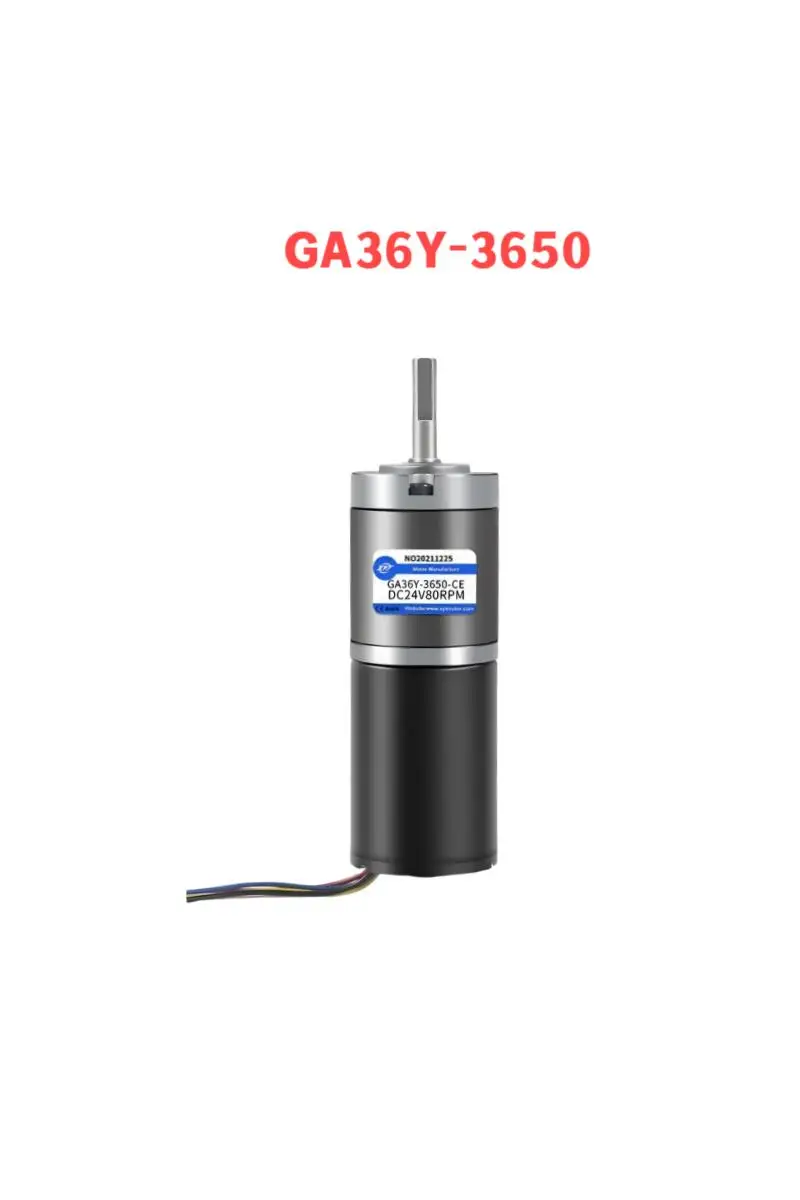 GA36Y-3650-CE DC 24V 80RPM Miniature Brushless Motor