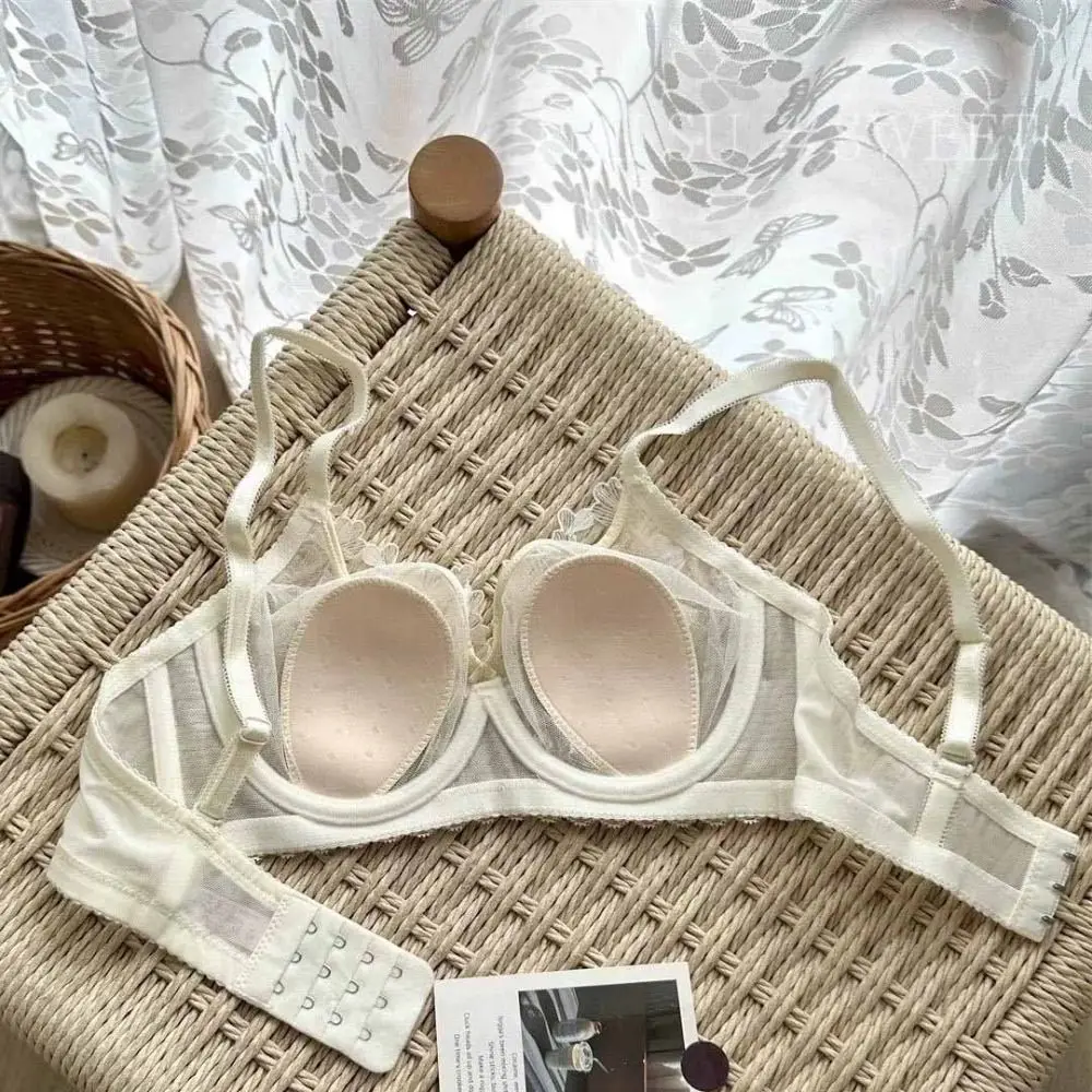 تنفس للصدمات اللاسلكية العميق الخامس الصدرية مكافحة ترهل رفع النساء الملابس الداخلية الملابس الداخلية رقيقة الدانتيل شبكة الصدرية الهدايا #2