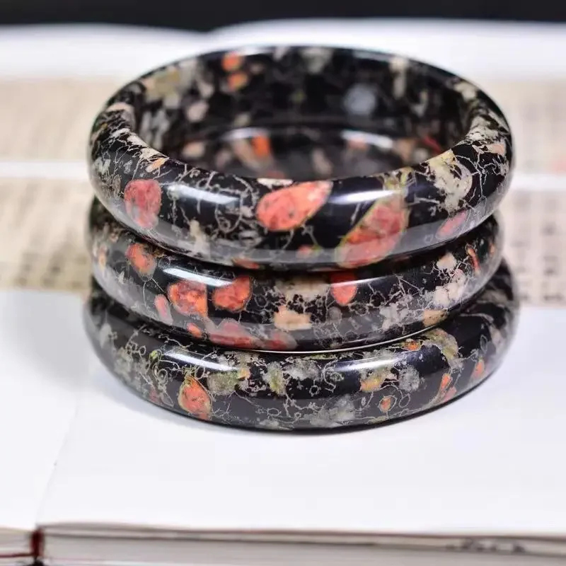 Natural Gift Natural Fashion Classical Beauty Temperament Plum Blossom Women\'s  jade bangle high quality bracelet bangle