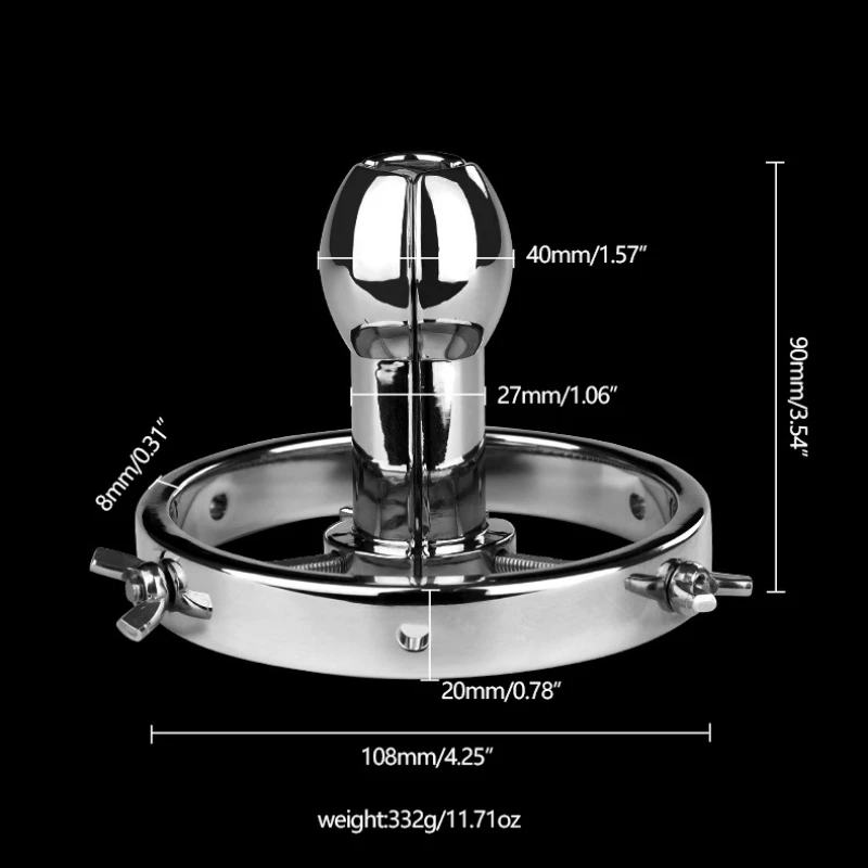 Dilatador Anal de acero inoxidable, espéculo Vaginal que mira, tapón Anal, Vagina Sm, masturbación, Juguetes sexuales para adultos