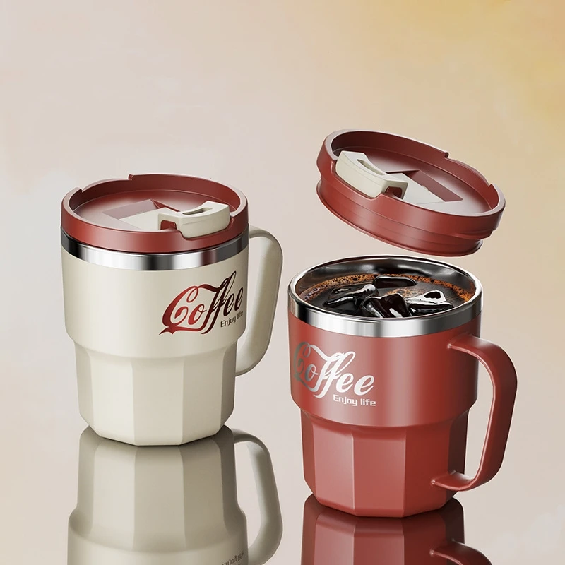 

400ML fashionable stainless steel mug coffee cup with lid water cup