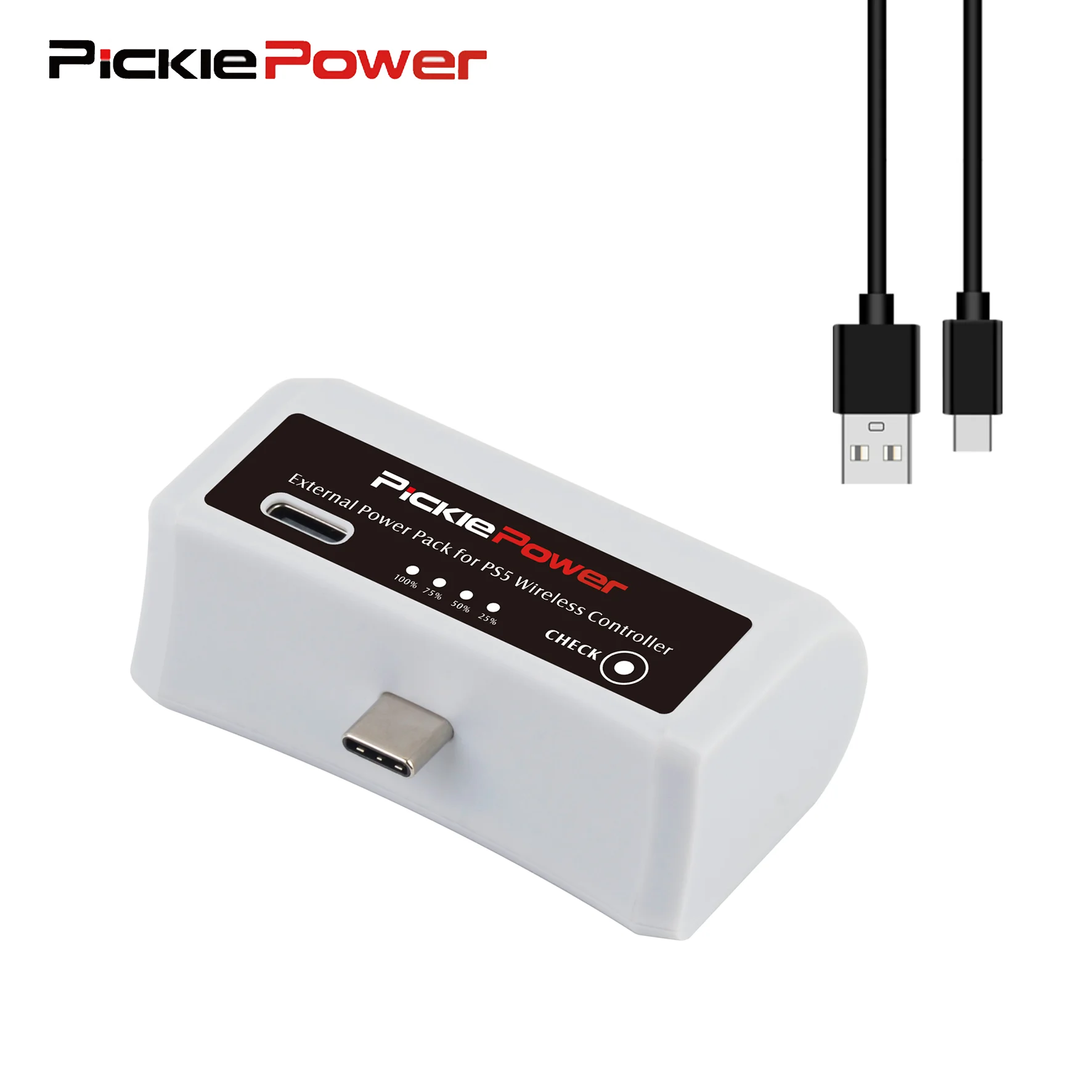 Batería recargable Pickle Power para controlador PS5 Dualsense/Edge, batería externa de 3500mAh para controlador PlayStation 5