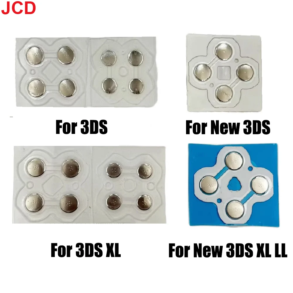 

JCD 1pcs For 3DS New 3DS XL LL Controller Cross Key ABXY Button Membrane Button Stickers D-PAD Conducting Strip Accessory