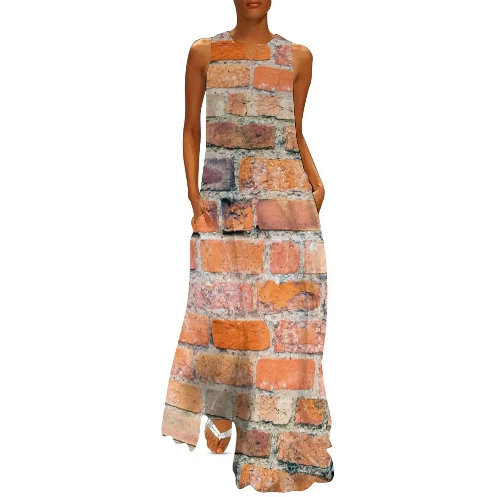 

Old Weathered Brick Wall Long Dress dresses for woman 2025 elegant and pretty women's dresses women's evening dresses 2025 Dress