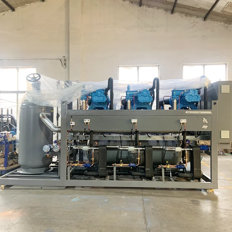 Factory Price High Performance Glycol Water Cooled Screw Chiller for Low Temperature Industrial Refrigeration Unit