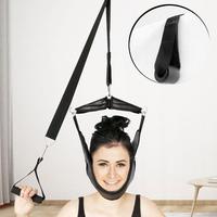 Cervical Neck Traction Hanging Device Soft Neck Stretching Belt Pain Relief Medical Neck Orthosis Adjustable Traction Frame