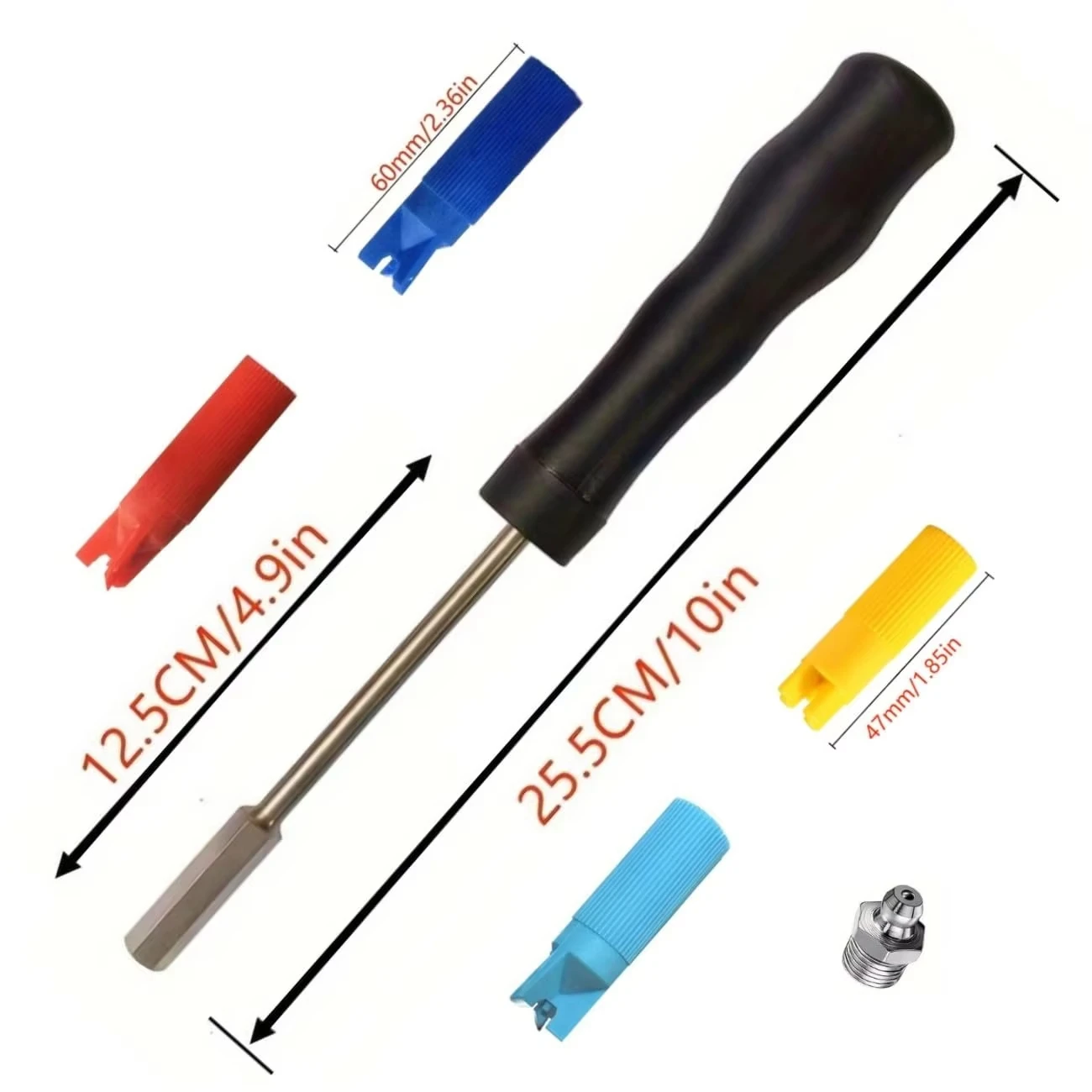 

Grease Zerk Cleaner Grease Fittings Cleaning Tools, New Grease Kits Buster to Make Greasing Easier, Vehicle Repair Tool