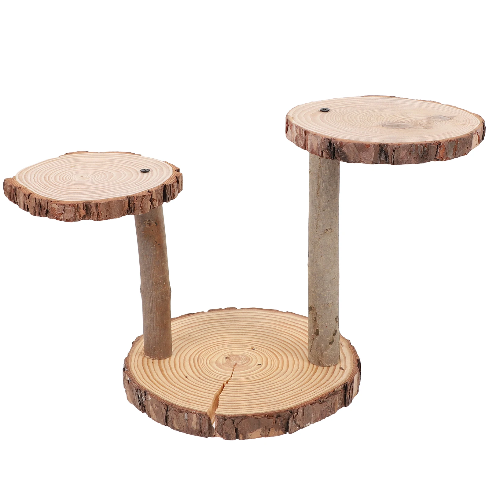 

Wooden Plant Stand Solid Wood Flower Rack Balcony Planter Base Dessert Stand Cake Display Plant Pot Holder Home Decor Gardening