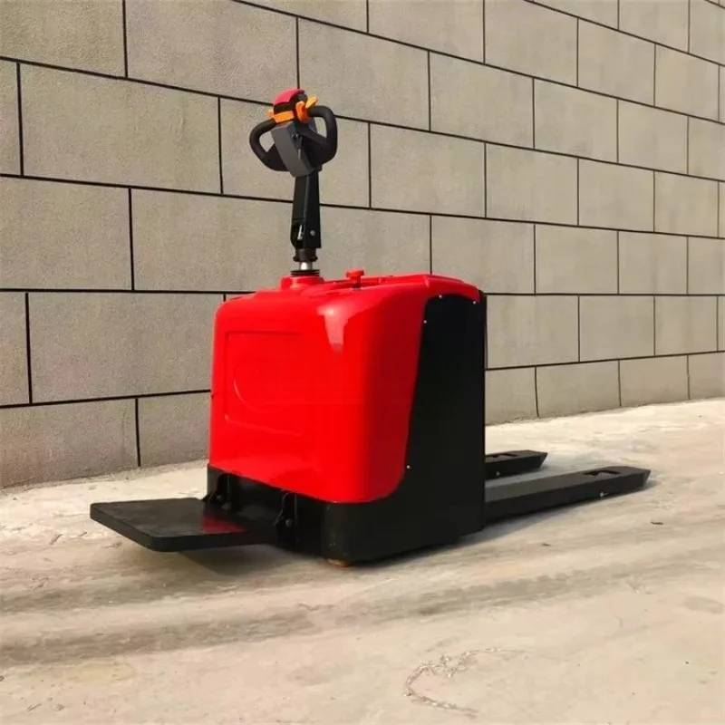 Durable Terrain Pallet Truck 2020mm Fork  Length  Battery Operated Self  Stacking  2000 3000kg Capacity Polyurethane CE Approved