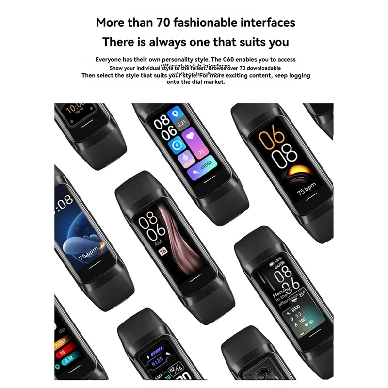 ABKQ-Fitness Tracker With 24/7 Heart Rate Sleep Oxygen Monitor,Waterproof Smart Watch,Step Counter Health Activity Trackers
