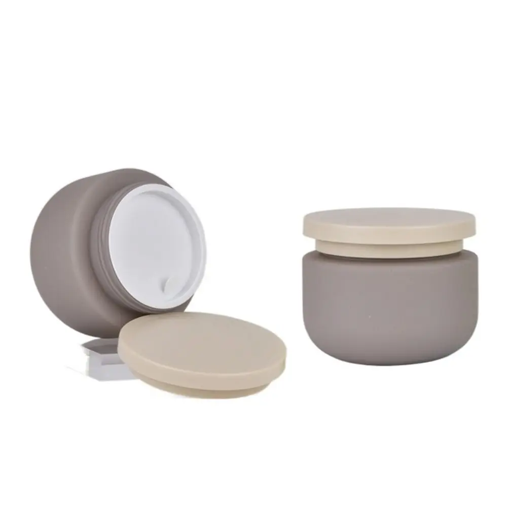 Boîte de rangement de 250g avec couvercle, bouteille cosmétique de tous les jours, plastique africain, pot de crème pour le visage, voyage, nouveau