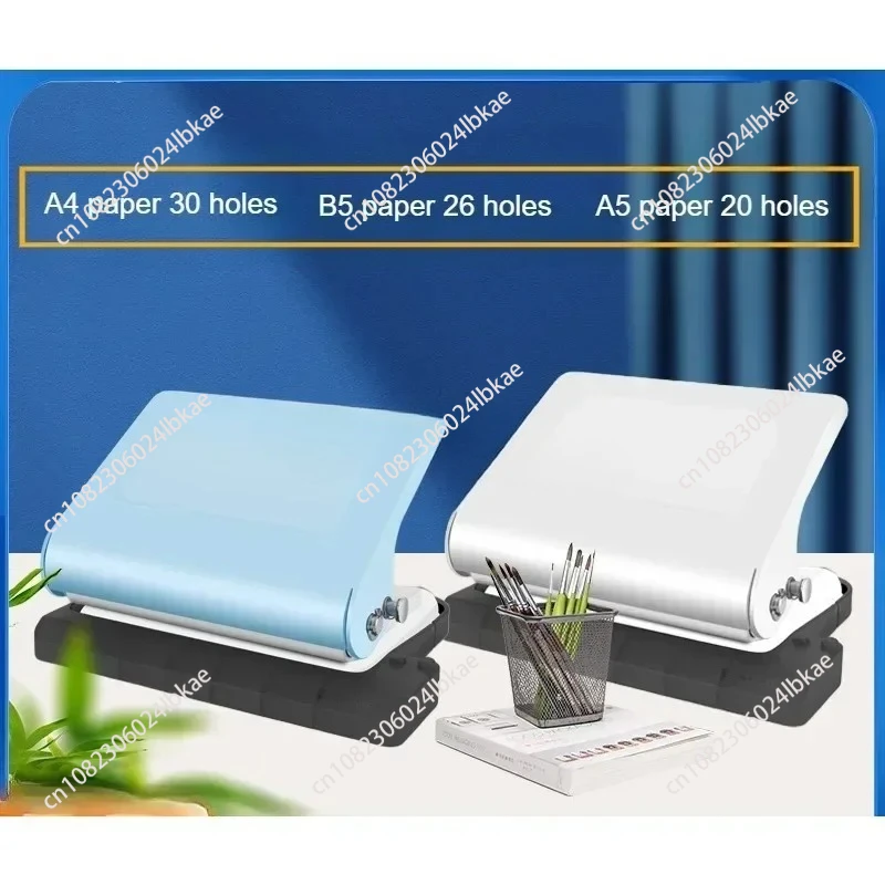 

10 Hole Punch Paper Punching Book Binding Card Portable Production Manual Handheld Studio Paper File Machine
