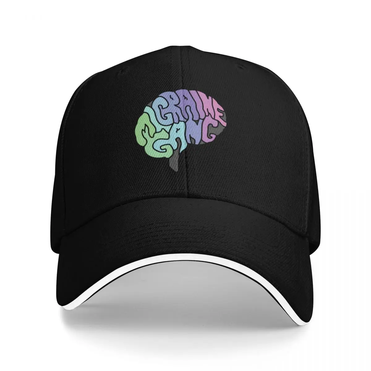 

Bright Migraine Gang Brain Baseball Cap tea Hat New Hat Golf Wear Men Women's