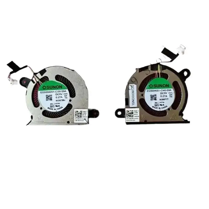 

New cooler for xps 2020 13 9300 cpu fan 0FRK0V 0WX28K EG50040S1- CI30-S9A EG50040S1-CI40-S9A radiator fans &/&