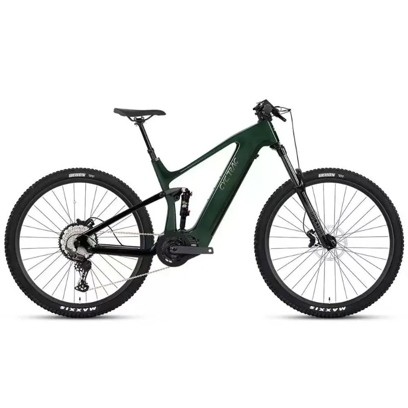 ATV&UTV12-Speed 500W Central Motor Off-Road High Power 48V Electric Mountain Bike 15AH 720Wh Integrated Lithium Carbon Fibre Fra