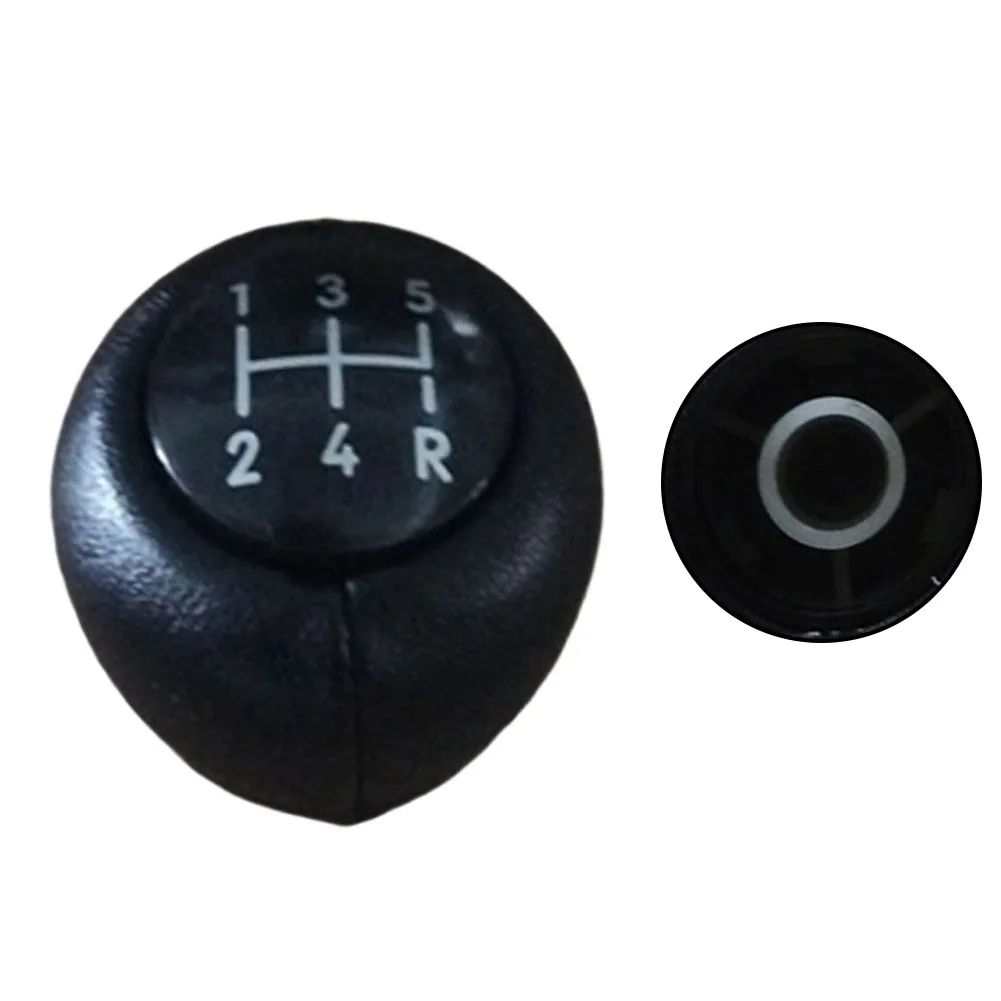 For Car Interior Modification Manual Gear for shifter Wear Resistant Material Easy Installation Tool Black Leather Wrapped