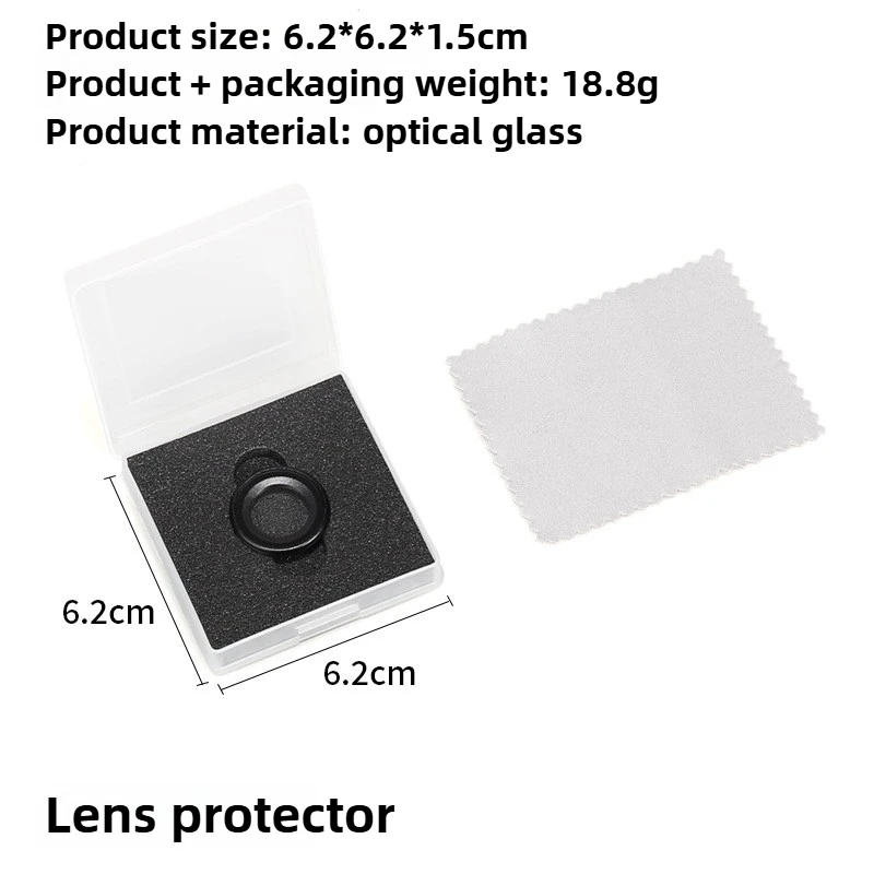 

For Insta360 GO Ultra Protection Lens High Definition Tempered Glass Hardness Screen Protector For Action Camera