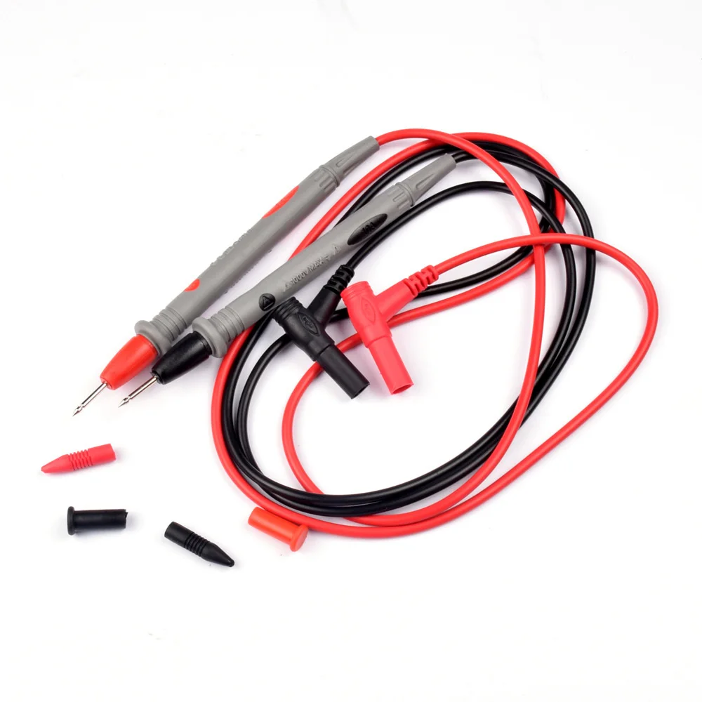 Digital Multimeter Probe Test Leads 1000V 10A Universal Needle Tip Multi Meter Tester Lead Probe Wire Pen Cable