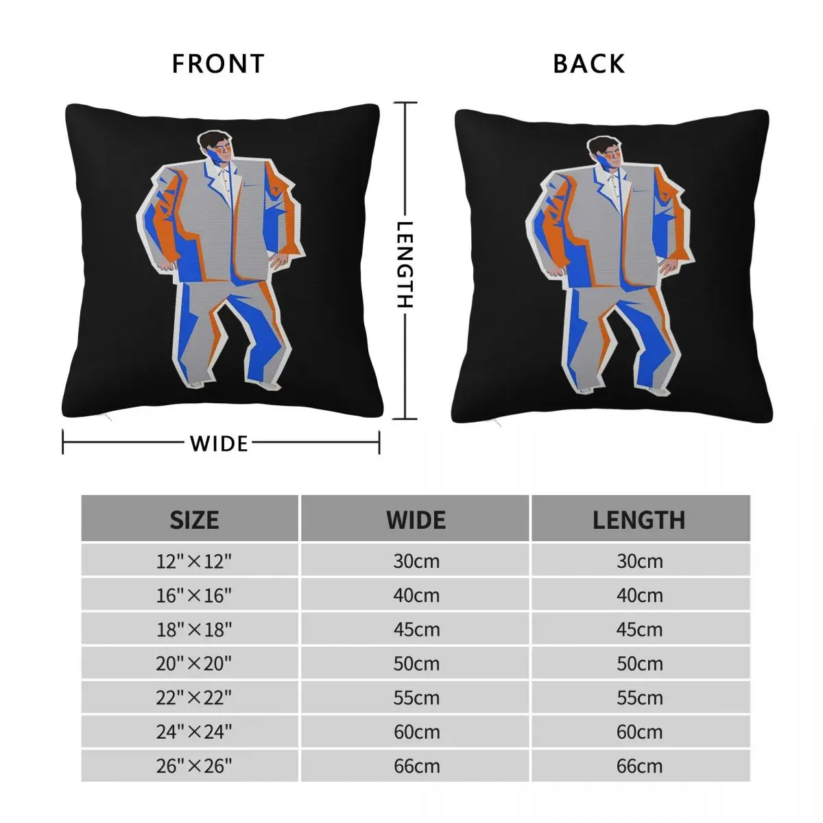 David Byrne Stop Making Sense Talking Heads Square Pillowcase Polyester Linen Velvet Printed Zip Decor Room Cushion Cover 18