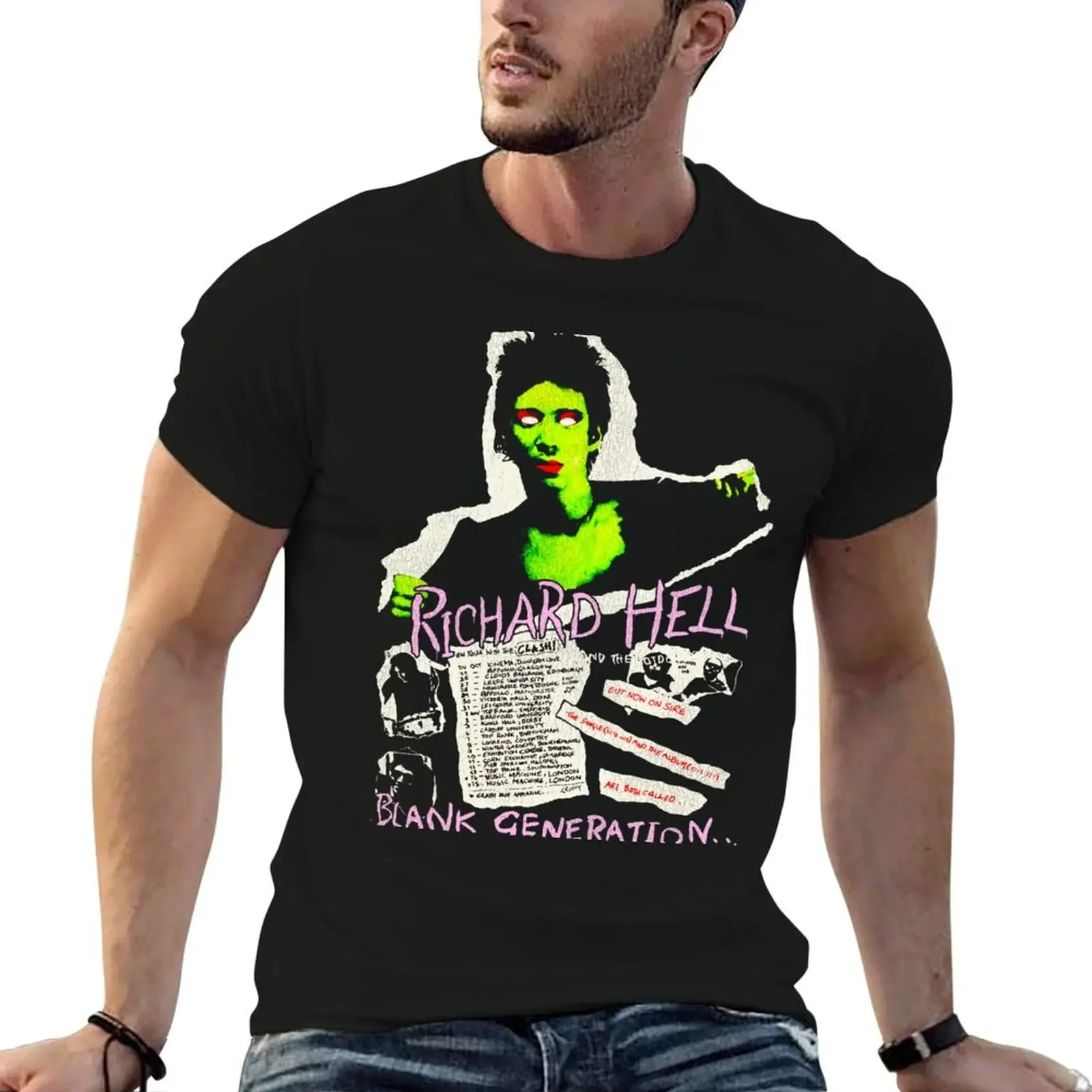 Richard Hell --- Blank Generation T-Shirt graphics for a boy boys animal print black t shirts for men