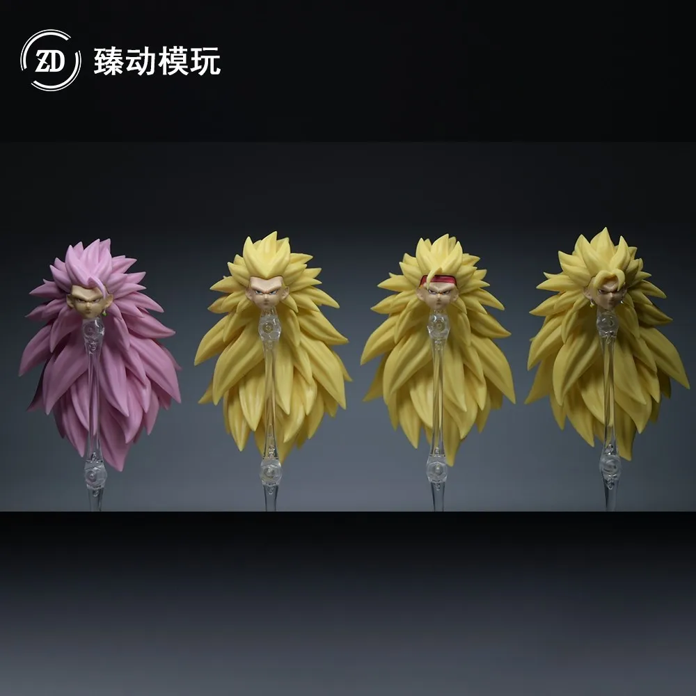 

Zd Studio Dragon Ball Super Saiya SSJ3 Vegito Action Figure Accessories Kit - Bardock Son Goku Goku Black Gogeta Head Parts