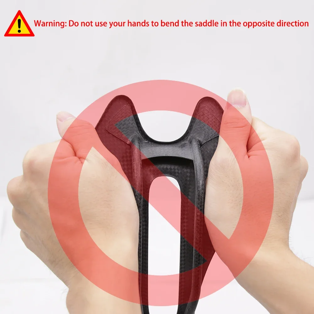 ULLICYC Carbon Fiber Road Bike Saddle, Ultralight 48.5g, 242*122mm, Full Carbon, Double - Track Hollow, Breathable for Cycling