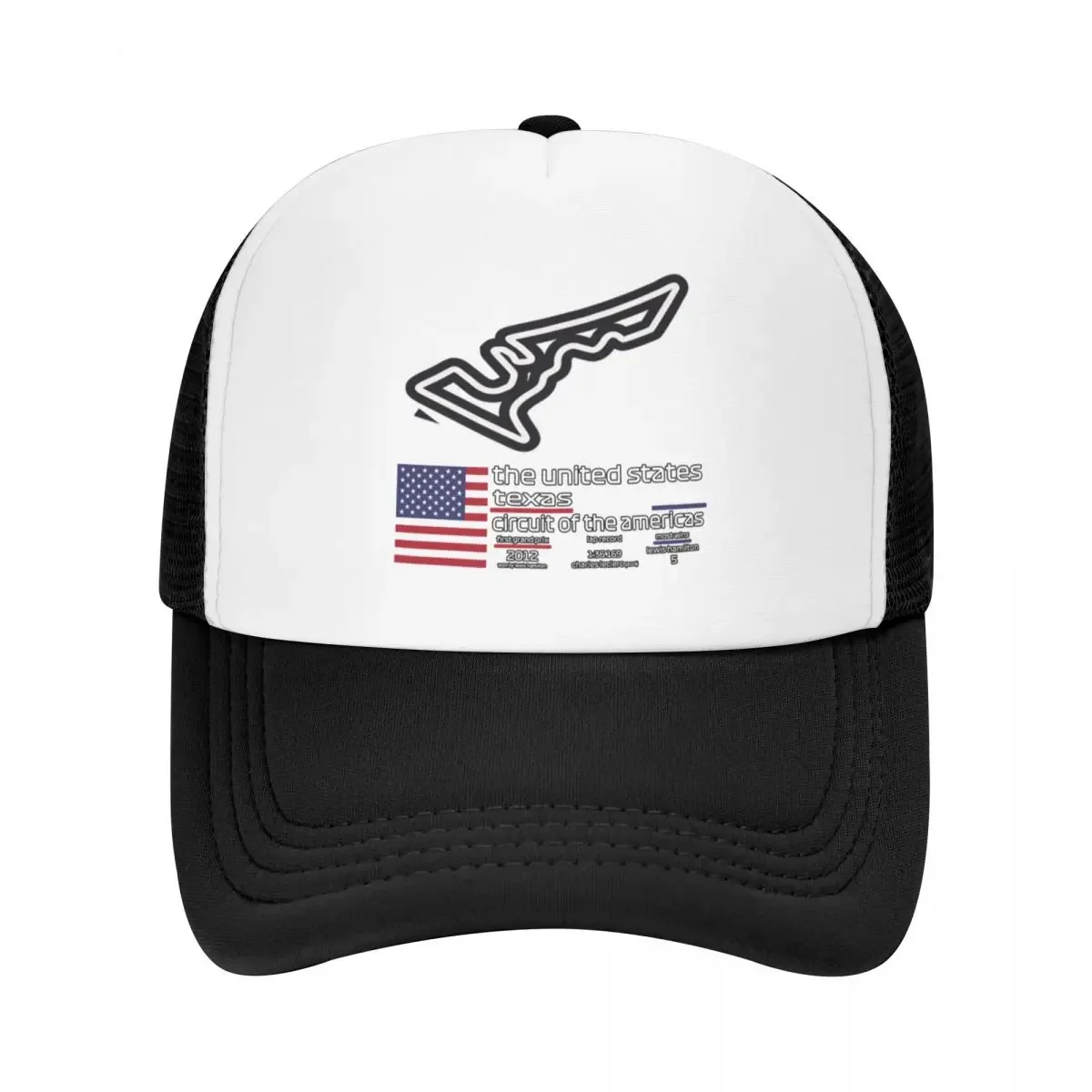 Circuit of the AmericasF1 Records Baseball Cap Hat Man Luxury beach hat Sun Hat For Children Men Golf Wear Women's