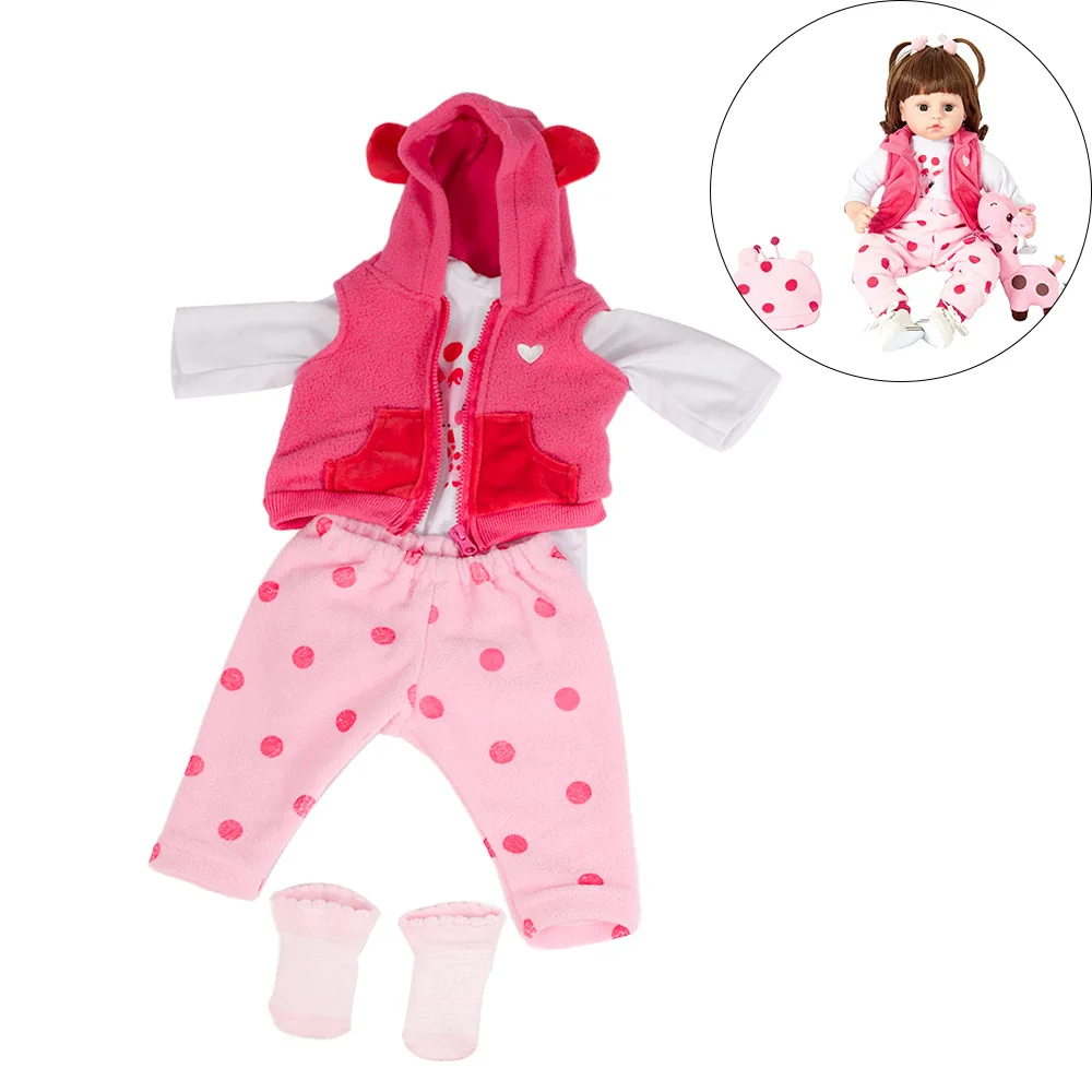 

New Jumpsuits For 18 Inch Baby Reborn Doll 47cm Doll Clothes And Accessories