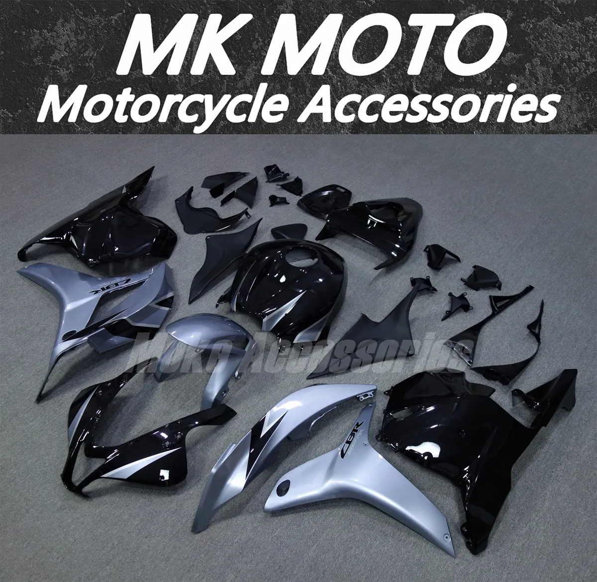 

Motorcycle Fairings Kit Fit For Cbr600rr 2009 2011 2012 Bodywork Set High Quality ABS Injection Black Silver New
