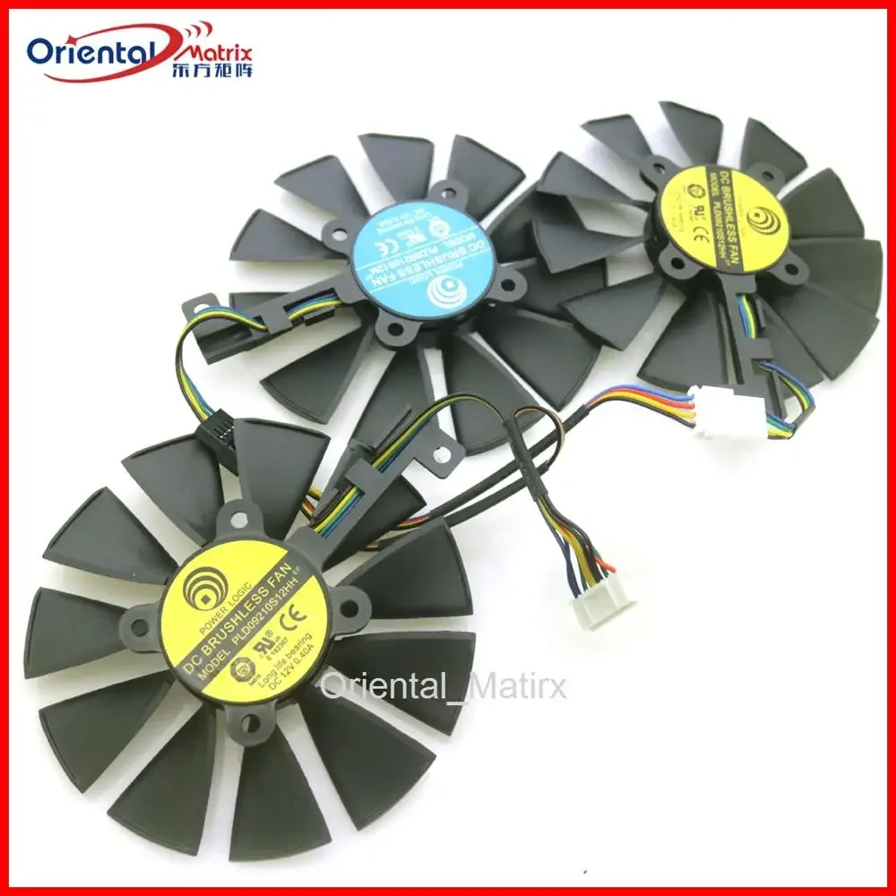 

Новый охлаждающий вентилятор PLD09210S12M PLD09210S12HH 87 мм VGA для ASUS RX Vega56/RX Vega64 8 ГБ ROG STRIX GAMING Вентилятор видеокарты
