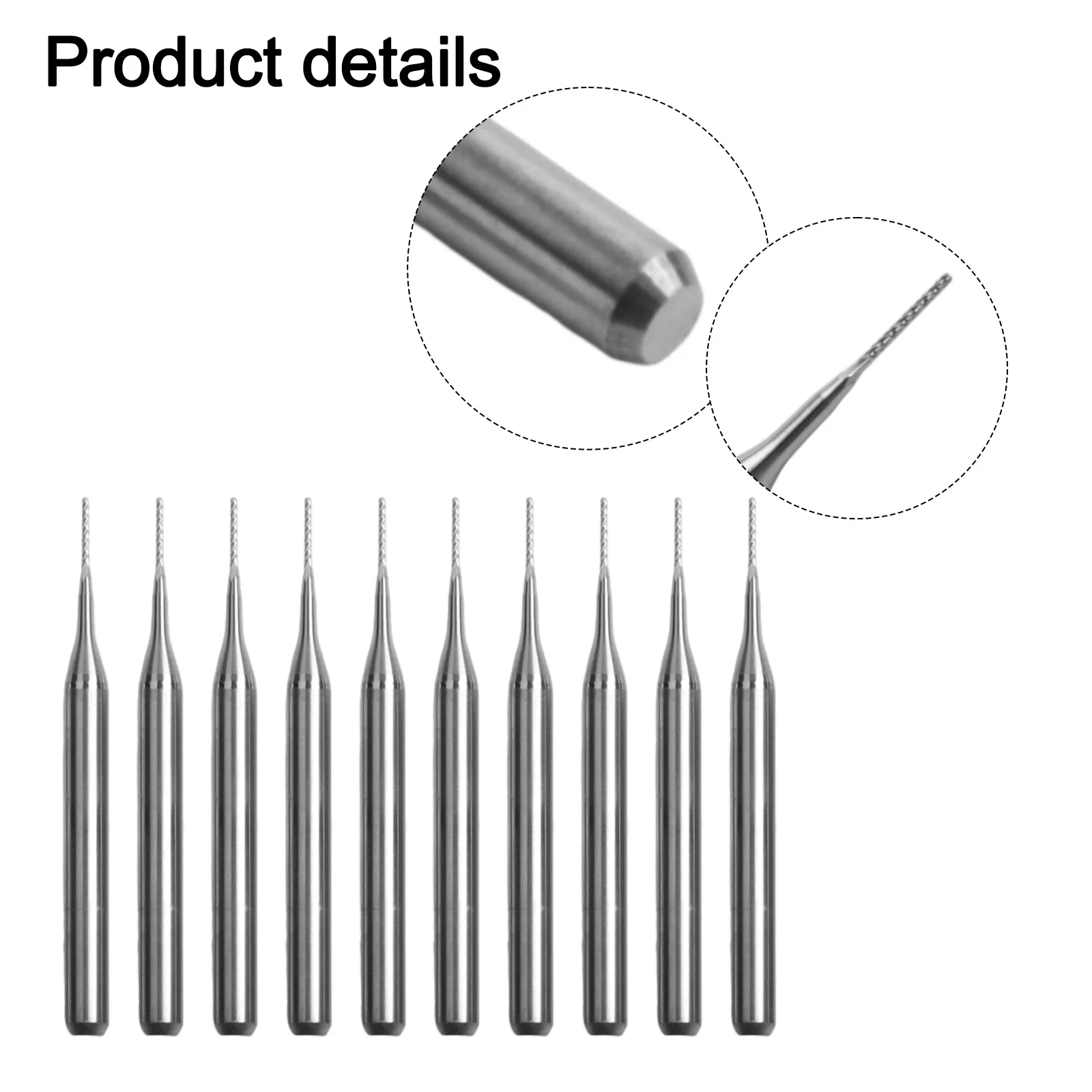 

Diverse Applications Ten Piece 5mm Diameter Pack of Reliable Carbide Drill Bit Routers Tailored For Your For PCB Needs