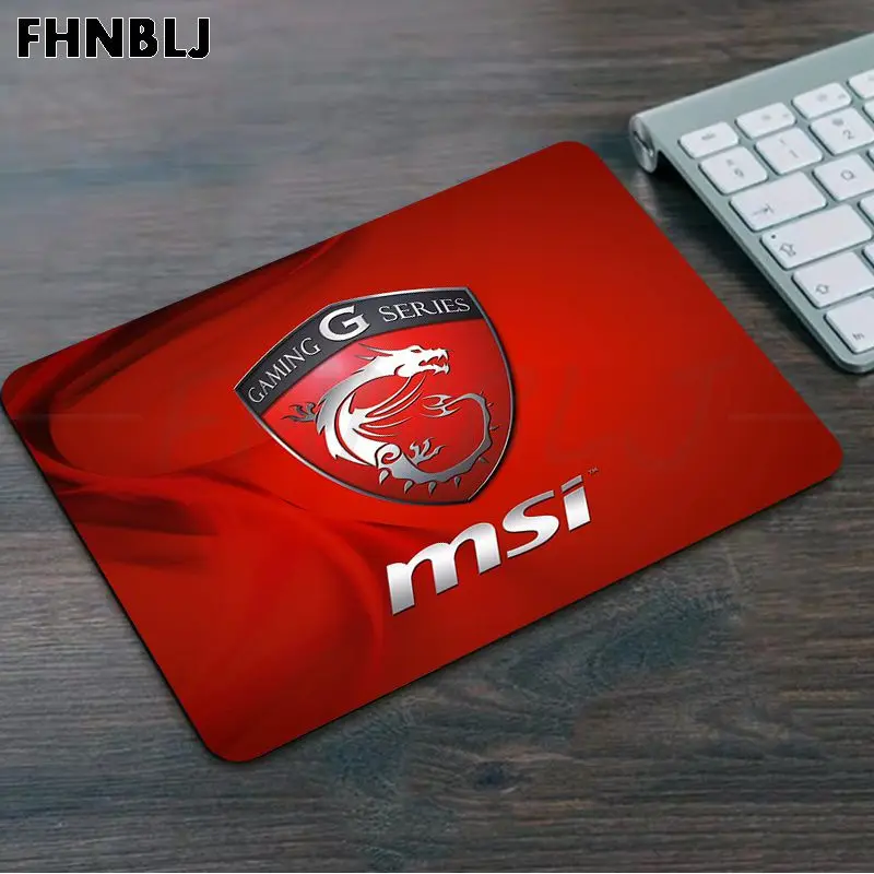 FHNBLJ Custom Skin MSI Dragon Logo Gummimaus Langlebiges Desktop-Mauspad Meistverkaufte Großhandels-Gaming-Pad-Maus