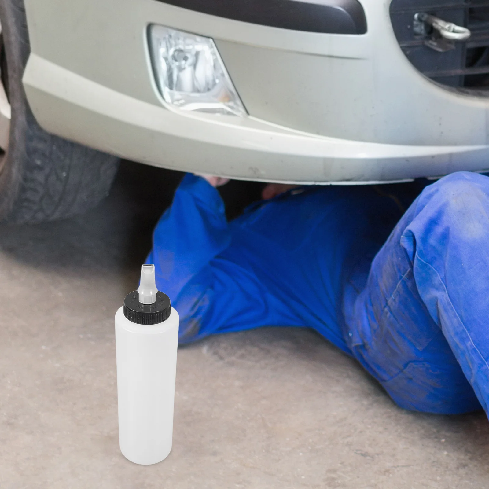 400 ml Kunststoff-Quetschflasche mit Deckel, Auto-Wachs-Politur, leere Flasche, Kfz-Spenderbehälter für Auto, Motorrad, Boot