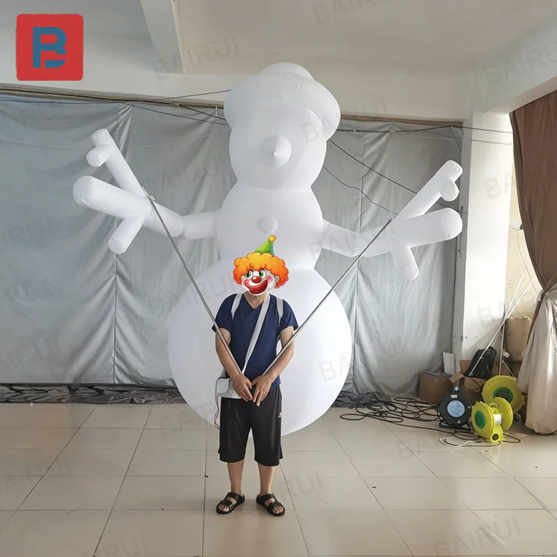 

Inflatable snowman, Christmas decoration, with blower, for outdoor mall and square events decoration