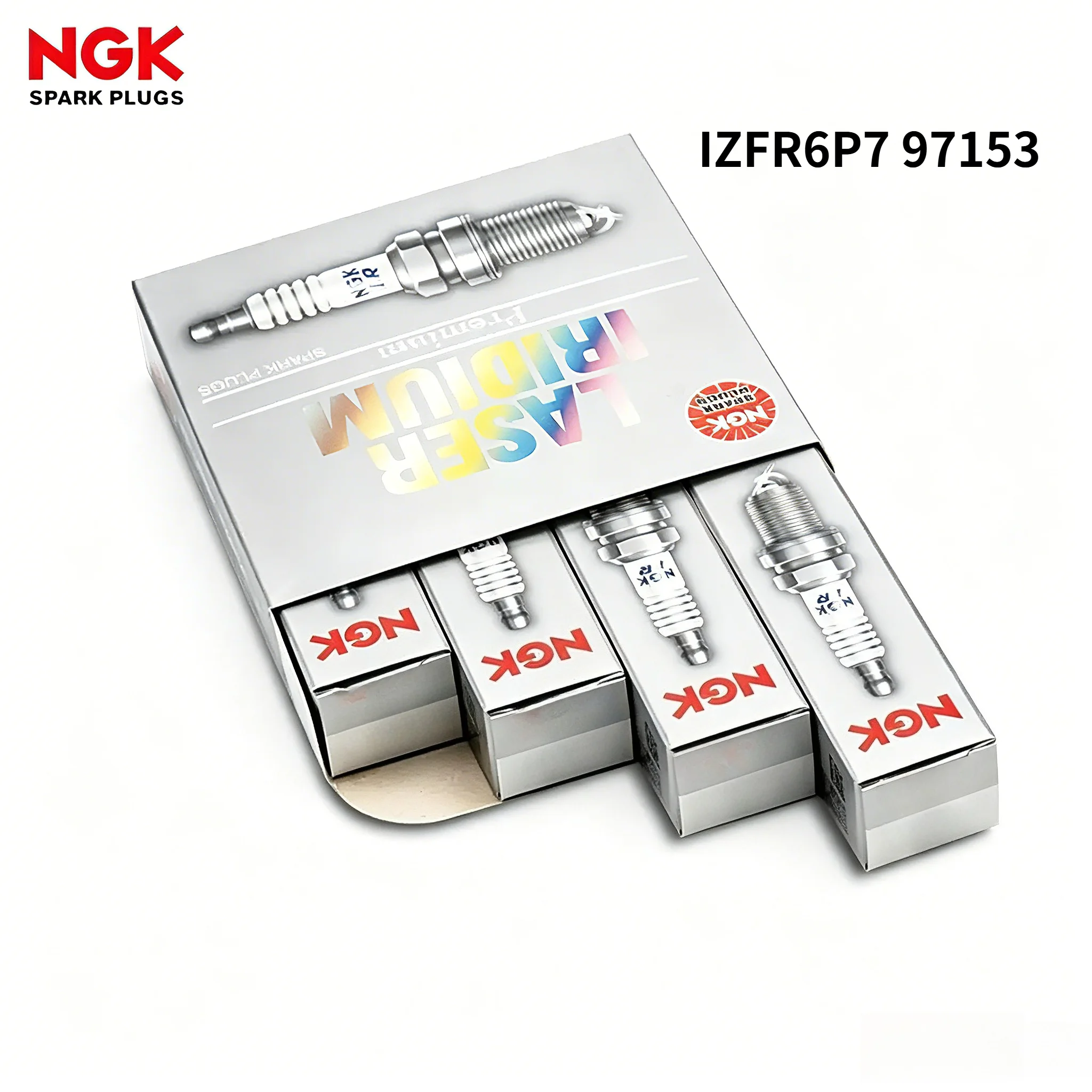 4pcs Original Replacement NGK Iridium Platinum Spark Plug IZFR6P7 97153 For VW Beetle Polo Seat OE 03F905600A