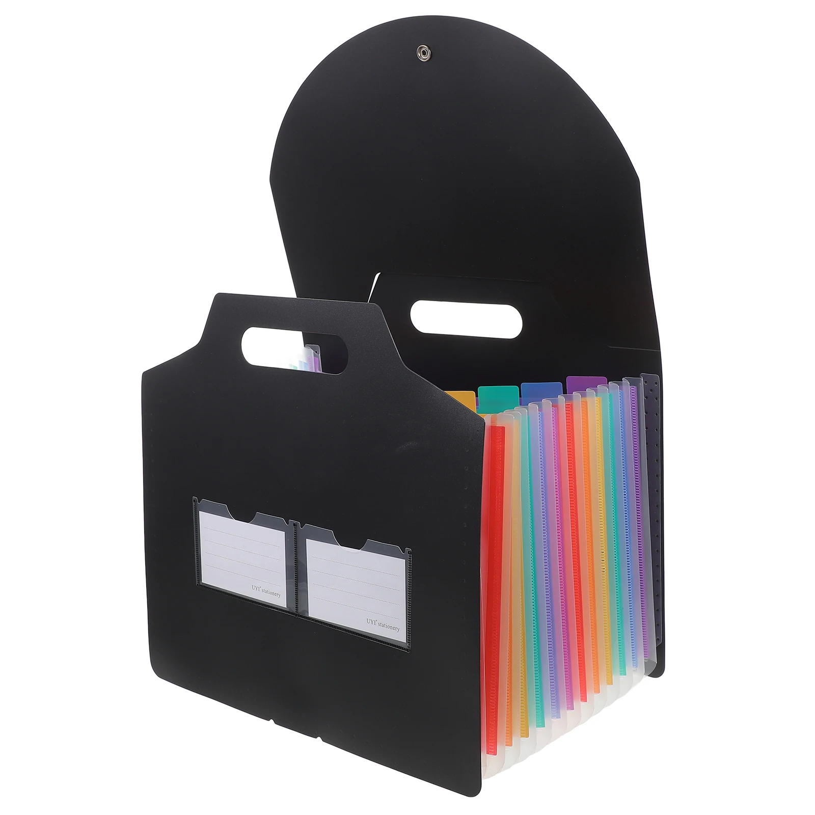 

Portable 12-Pocket Accordion Organizer For Documents Tax Contracts Household Office Use Plastic Folder Multi-Layer