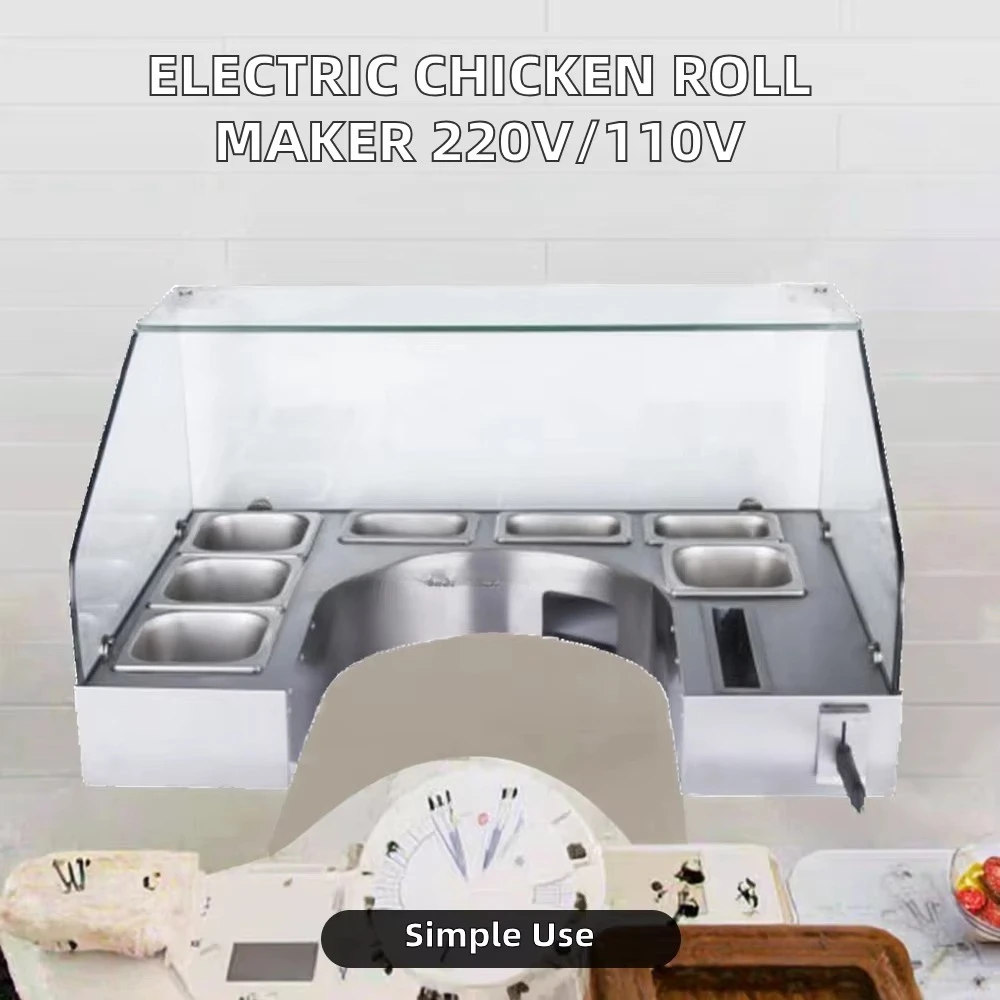 Commercial Round Electric Crepe Maker + Workbench Pancake,  (Guozi), Crepe Machine, Iron Griddle, Non-stick Pancake Machine