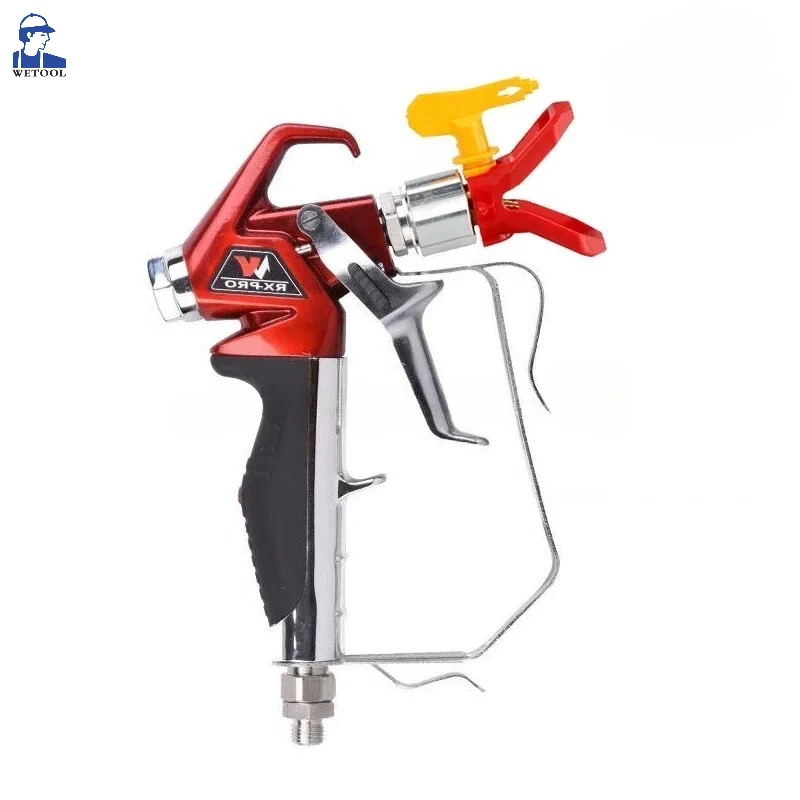 

538020 Безвоздушный распылитель, похожий на 2-пальцевой триггер в комплекте. 1. Наконечник защиты. 517 Безвоздушные наконечники Встроенный фильтр безвоздушного пистолета