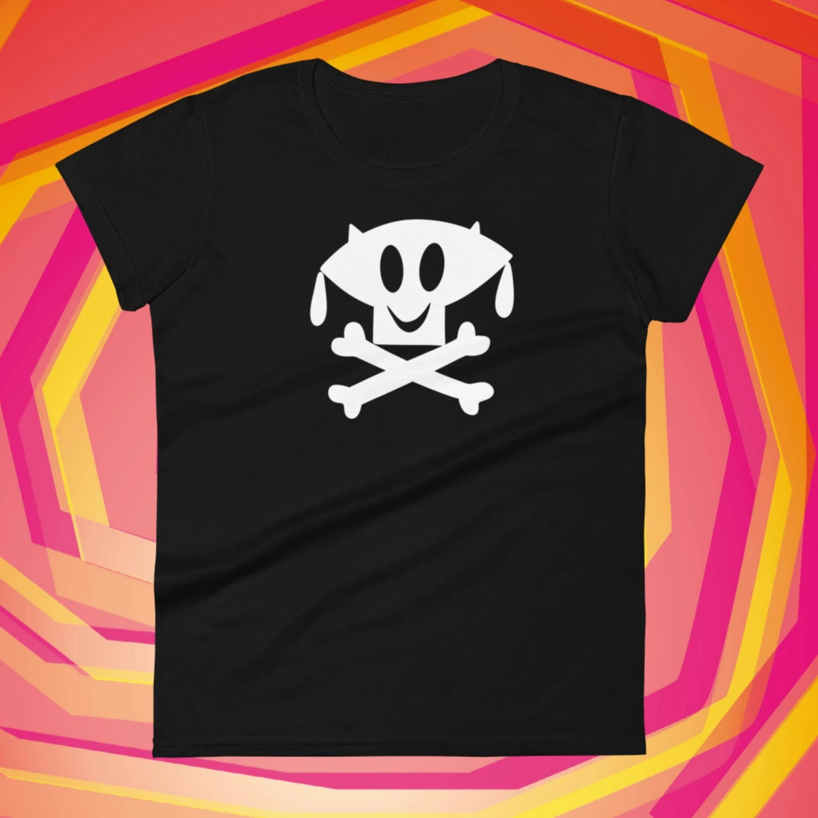 Um Jammer Lammy Rammy Skull T-Shirt A Maniche Corte Da Donna Parappa The Rapper-image