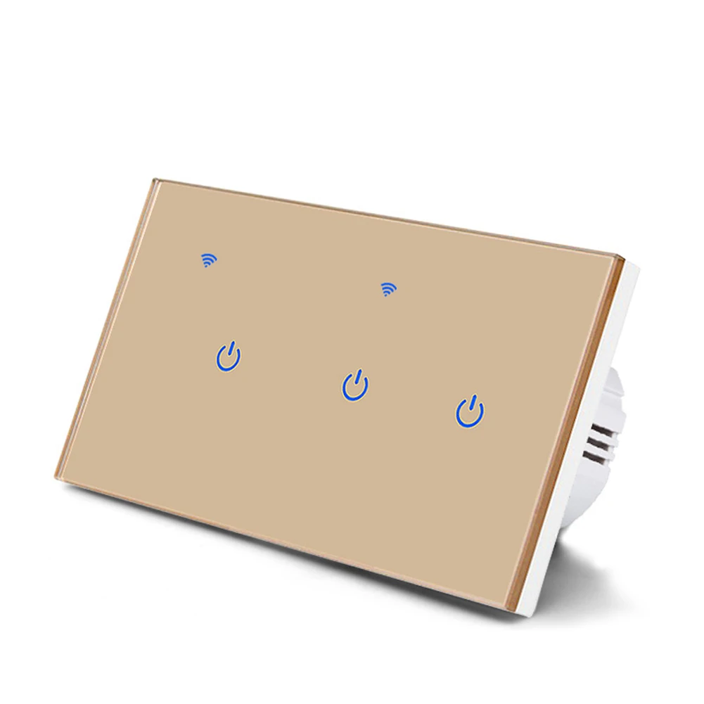 For Energy-Saving Lamps Smart Switch Efficient Lighting Control 2.4GHz WiFi Standard Energy Saving Control Multiple Gang Types