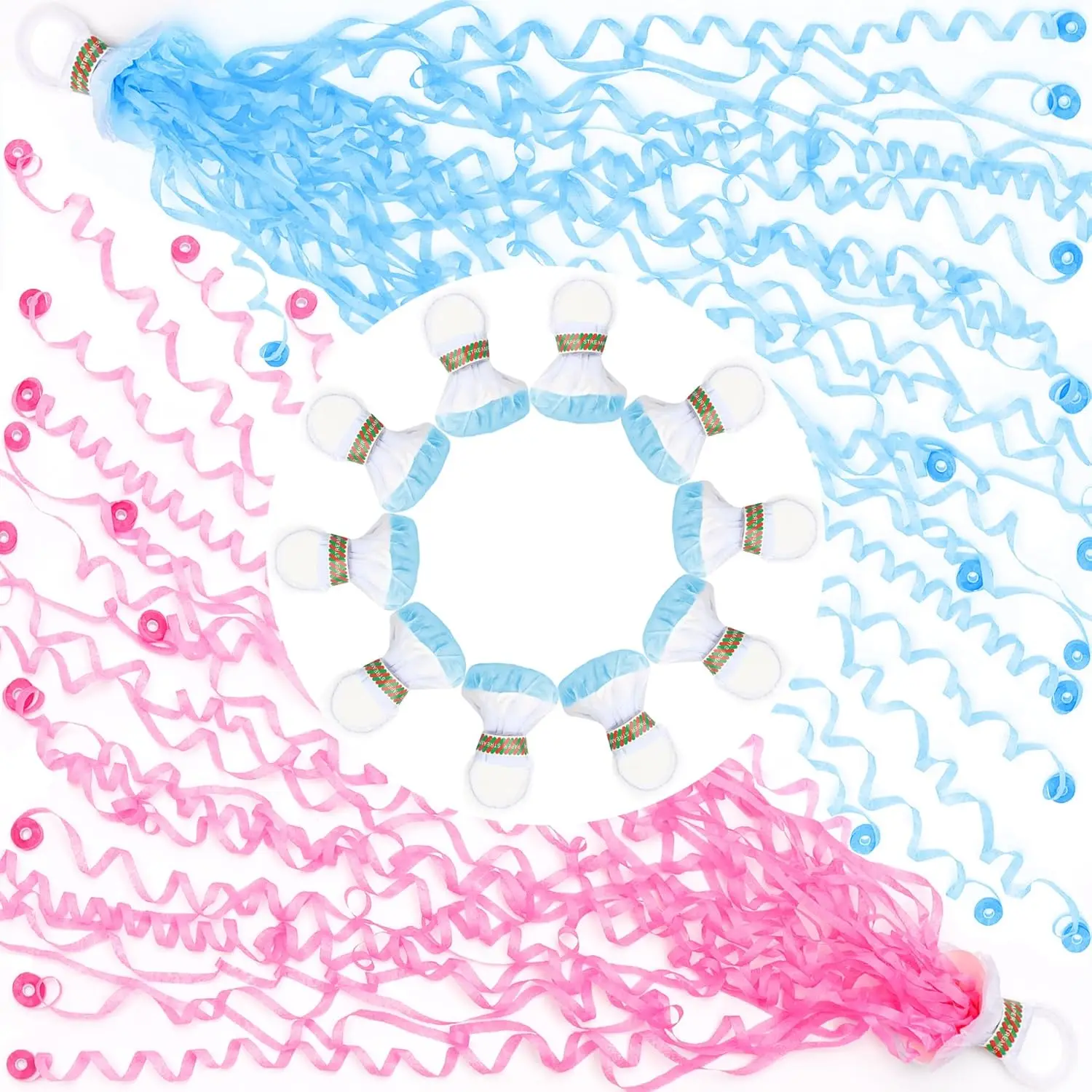 10pcs Hand-Thrown Confetti Explosions Paper Popper Streamers for Birthdays Wedding Holiday Decorations Easy Clean Party Favors