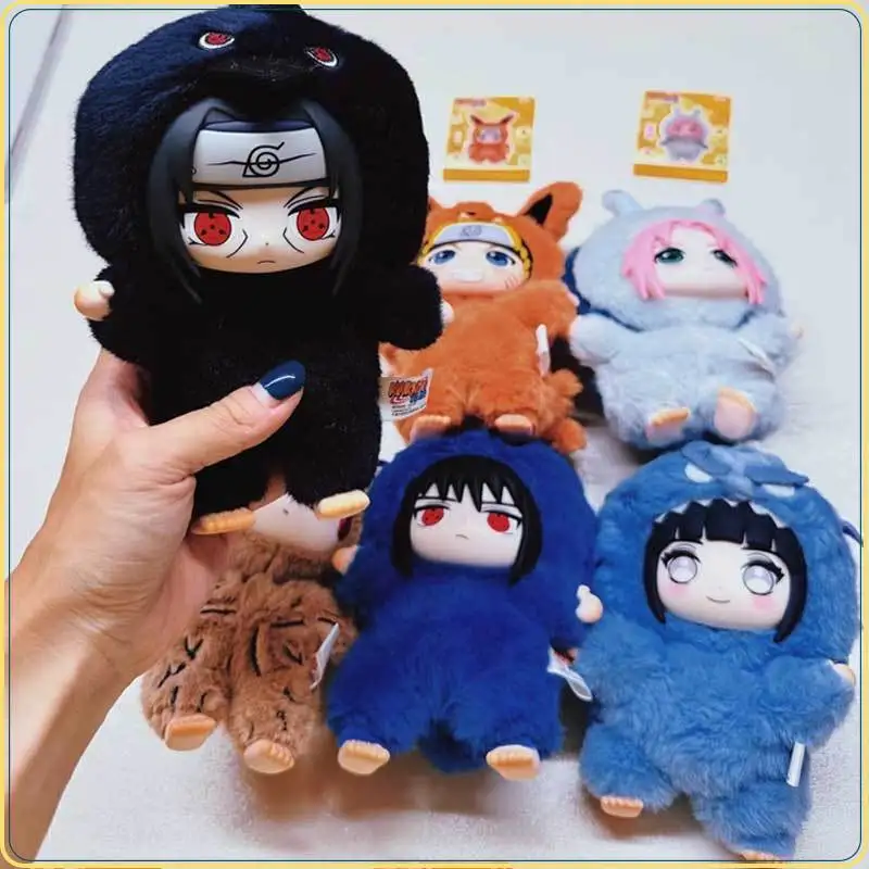 

Наруто Шиппуден милый зверь вечерние серии виниловая коллекционная Наруто Кака Сию глухая коробка игрушка модные коллекционные предметы для лица