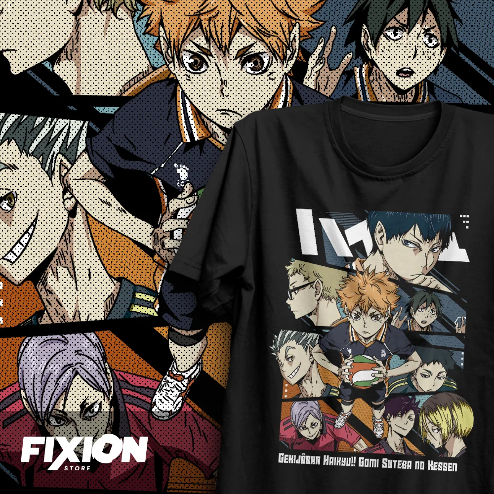 Haikyu GA Anime T Shirt Manga Gift For Anime Lover All Size Cotton