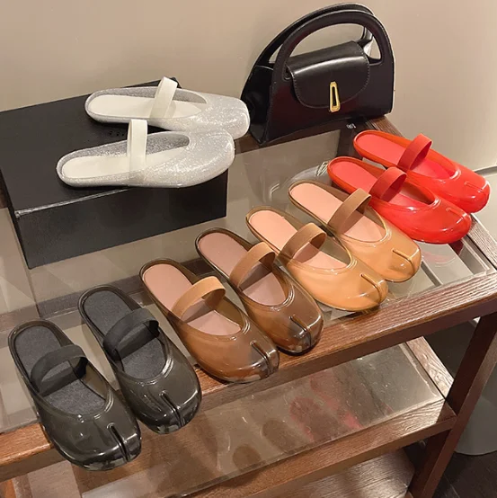 Jelly Sandal Women - Nuove Ciabatte da Donna Semitrasparenti Color