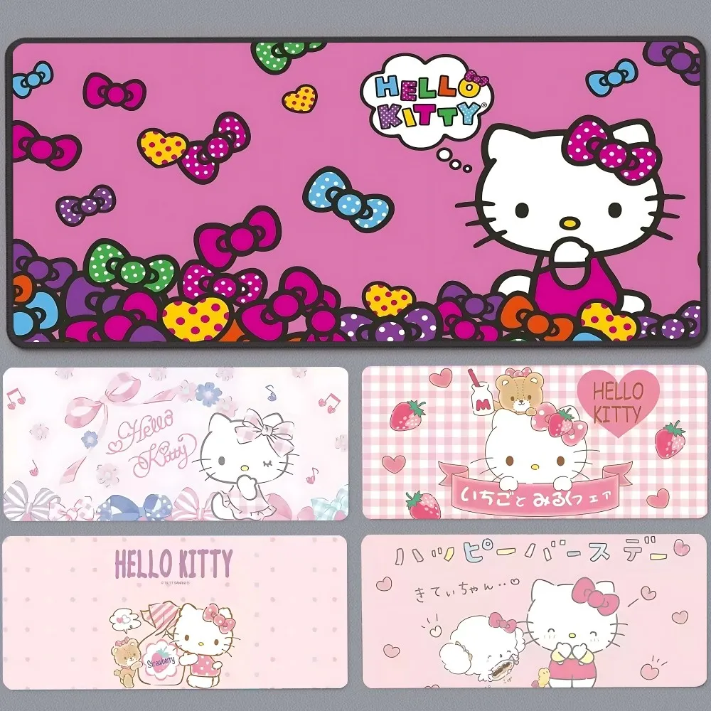 Cute Cat Hello K-Kitty Mousepad Mousepad New Arrivals Large Gaming Mousepad L XL XXL Gamer Mouse Pad Size For Keyboards Mat