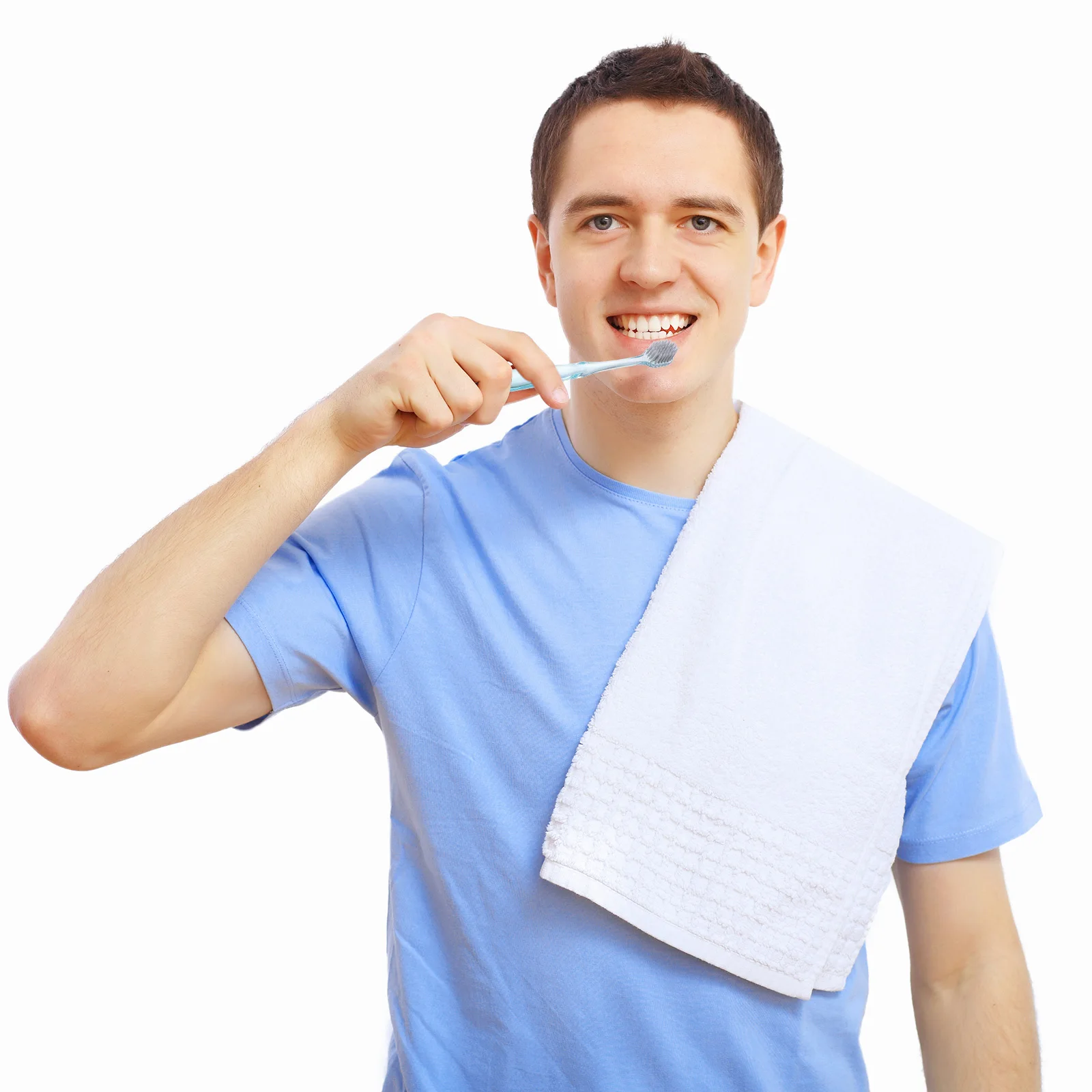 6 قطعة فرشاة أسنان فضية أيونية مضادة للبكتيريا شعيرات عالية الجودة لتنظيف عميق خط اللثة تصميم مريح فرشاة العناية بالفم للسفر #1