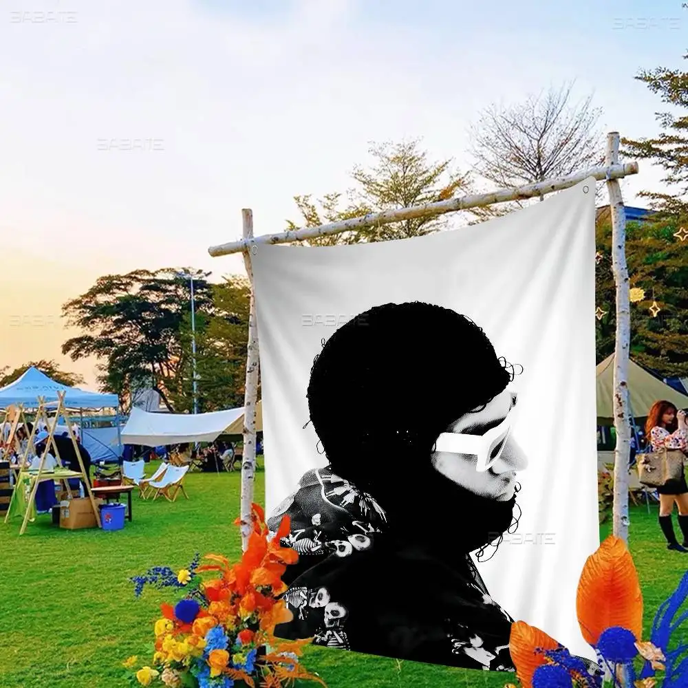 مغني الراب Y-Yeat متجر كبير الحجم تعزيز الفن كشك الإعلان العلم لافتات معلقة