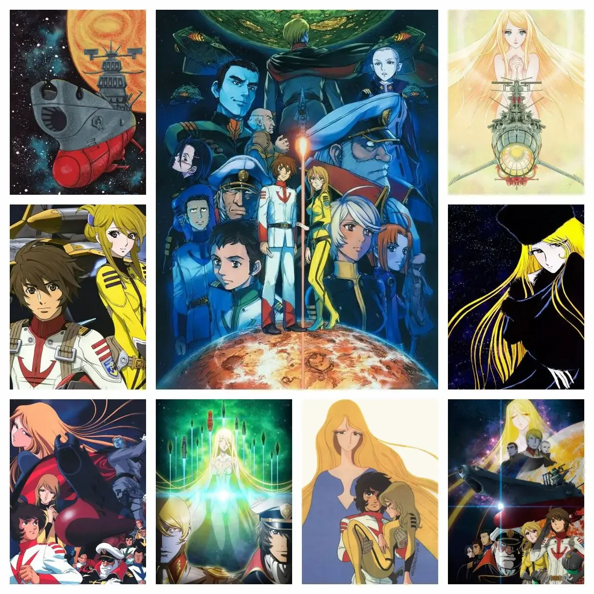 Anime S-Star Blazers 5D DIY Full Square Round Diamond Painting Home Living Room Bedroom Aesthetic Bar Decoration Children Gift